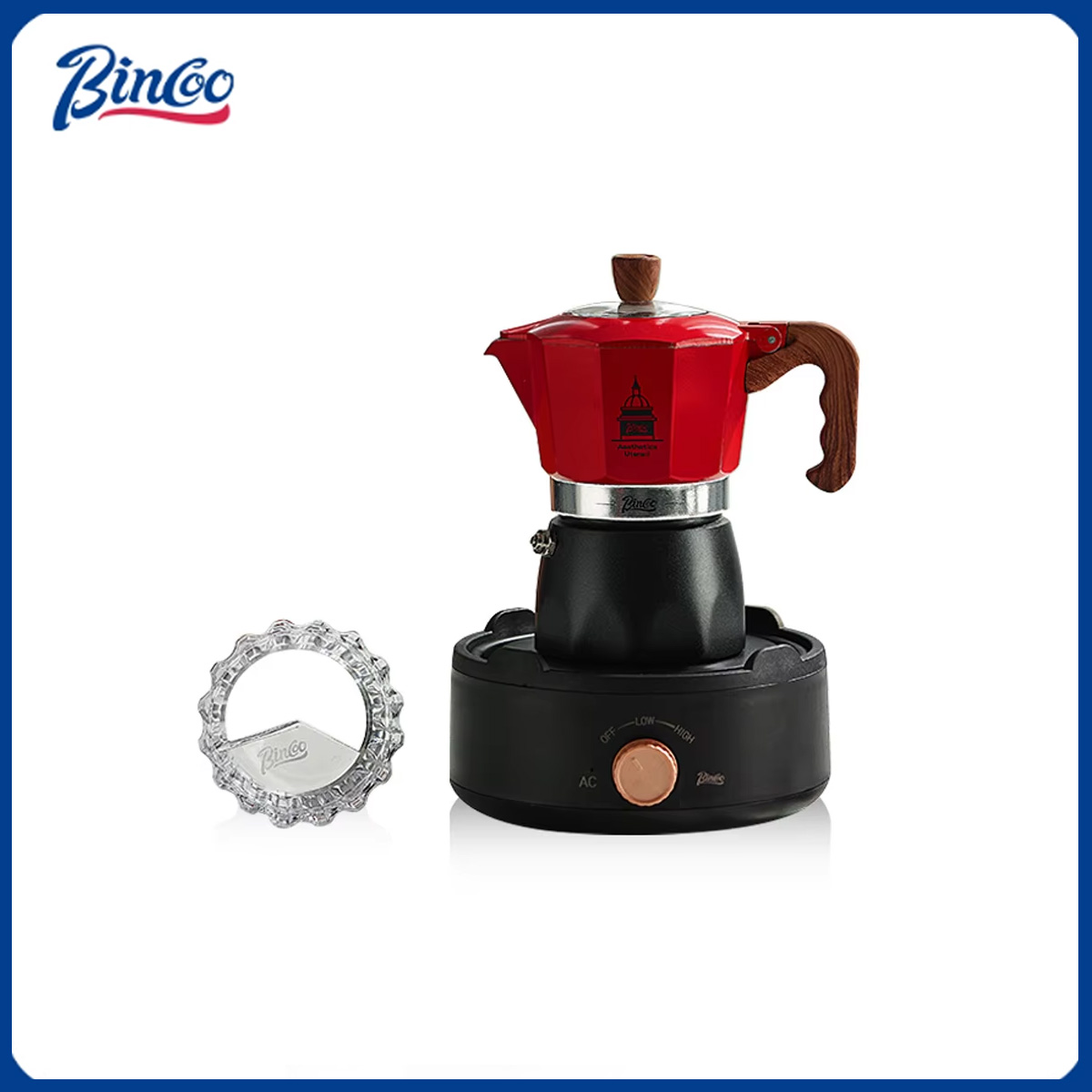 Coffee Equipment Accessories - Bincoo двойной клапан кофе мока горшок