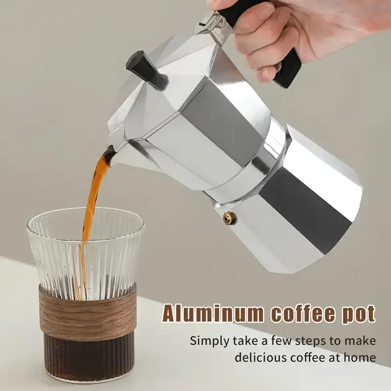 Coffee Equipment For Sale - Классическая алюминиевая мока-кофеварка 50-300 мл для