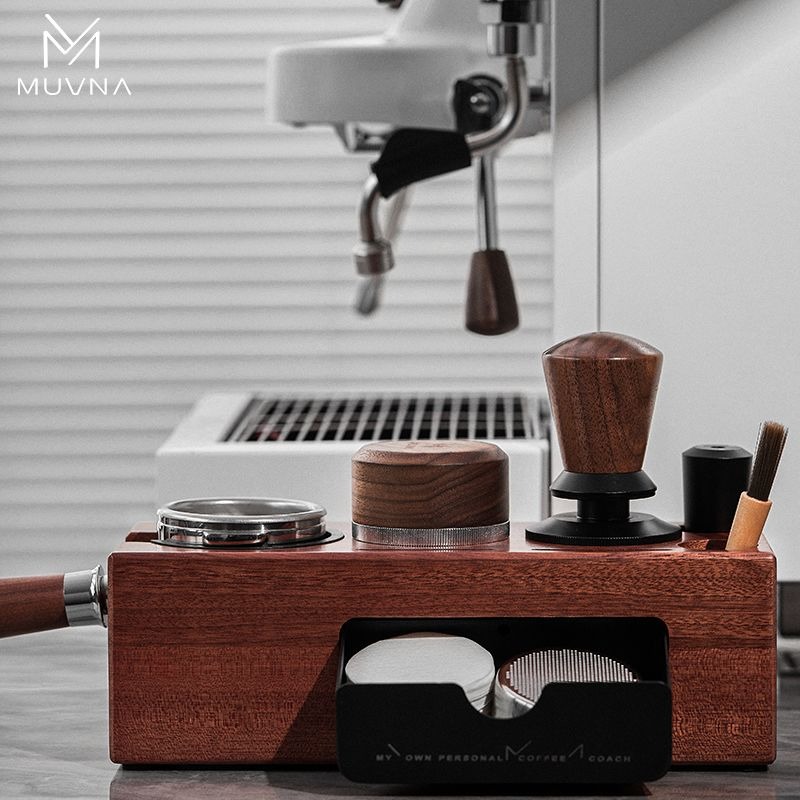 Coffee Equipment Accessories - Станция для темперовки кофе MUVNA, деревянная