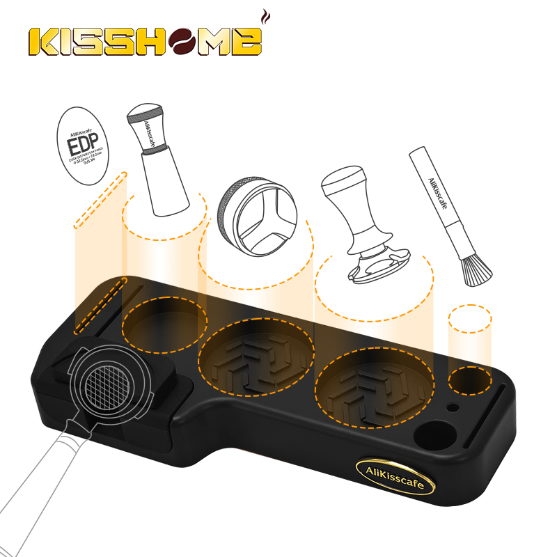Coffee Equipment Accessories - Коврик для темперовки кофе Alikisscafe, подставка