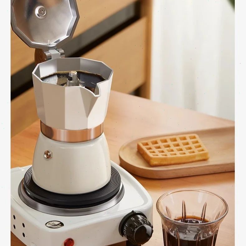 Coffee Equipment For Sale - Мока-горшок с круглым дном, одинарный клапан,