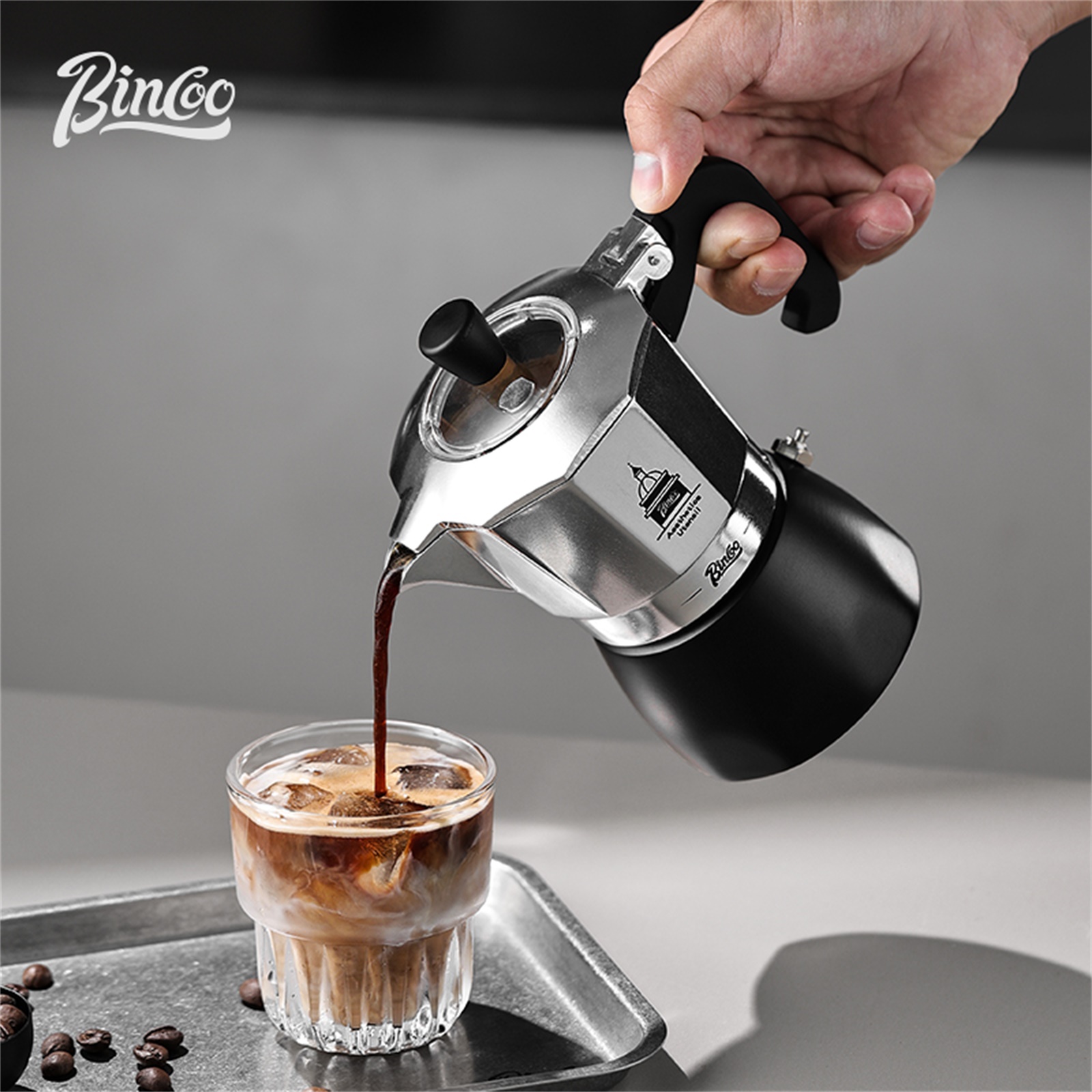 Мока-горшок BINCOO с двойным к – обзор и цена Coffee Equipment Accessories